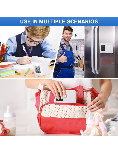 Temporizador Digital de Cocina Fabbay 2 Piezas 4 Eventos