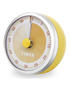 Temporizador Visual Teeloray 60 Minutos Amarillo Sin Batería
