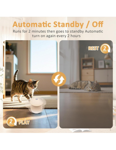 Juguete láser para gatos Meill, 3 modos, recargable, ABS