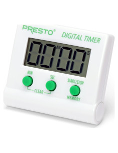 Temporizador Digital Electrónico Presto 04213 Blanco 99 min