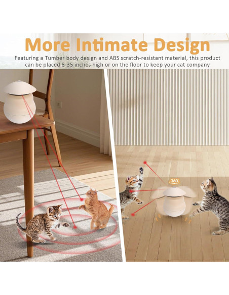 Juguete láser para gatos Meill, 3 modos, recargable, ABS