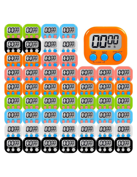 54 Temporizadores de Cocina Liubeili con Soporte Magnético