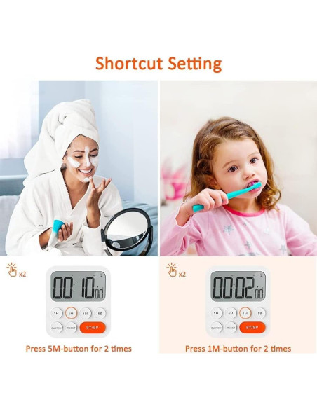 Temporizador Digital de Cocina LIORQUE con Pantalla LCD 99h