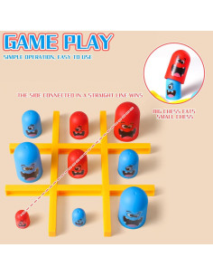 Juego de Mesa Tic Tac Toe LEJIAXING para 2 Jugadores 2