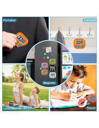 54 Temporizadores de Cocina Liubeili con Soporte Magnético