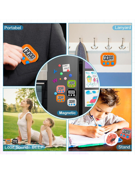 54 Temporizadores de Cocina Liubeili con Soporte Magnético