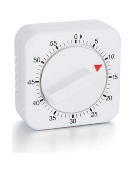 Temporizador Mecánico de Cocina Jowxsx 60 Minutos Blanco
