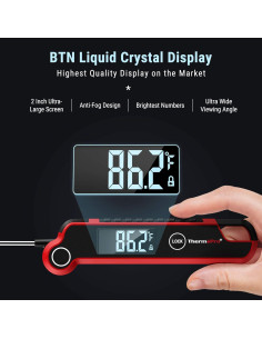 Termómetro Digital de Carne ThermoPro TP620 con Pantalla LCD 2