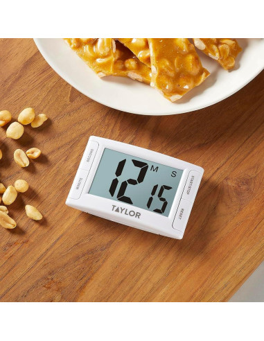 Temporizador Digital Taylor 5853 con Alarma Fuerte y Pantalla Grande