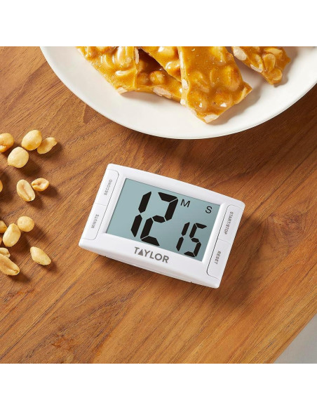 Temporizador Digital Taylor 5853 con Alarma Fuerte y Pantalla Grande