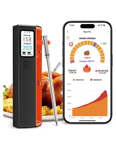 Termómetro de Carne Inalámbrico UNERVER con WiFi y 6 Sensores