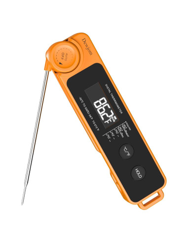 Termómetro Digital de Carne Hongkang Mandarina IP67 0.6s