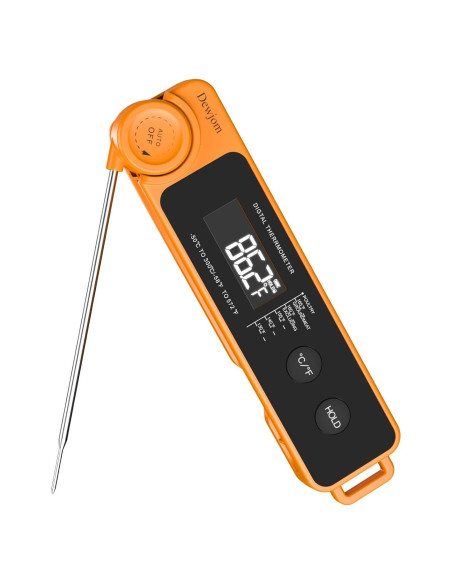 Termómetro Digital de Carne Hongkang Mandarina IP67 0.6s