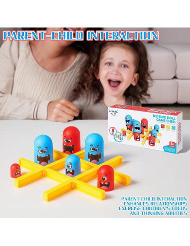 Juego de Mesa Tic Tac Toe LEJIAXING para 2 Jugadores