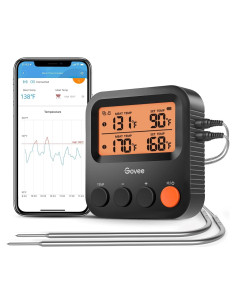 Termómetro de Carne Bluetooth Govee B5182011 2 Sondas