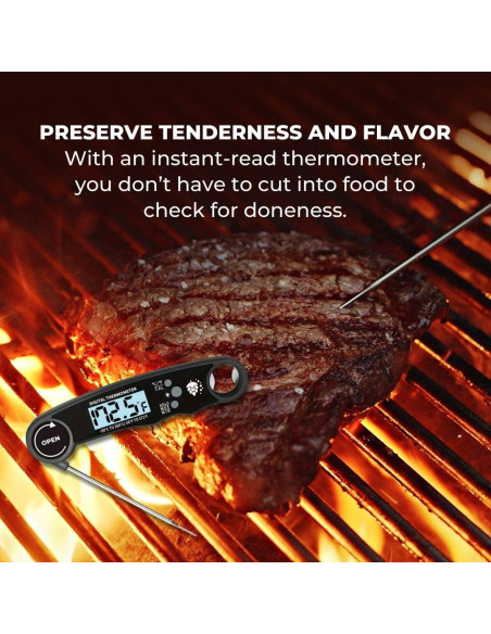 Termómetro Digital de Carne Cathy Yoder - Lectura Instantánea