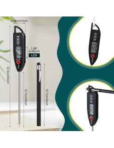 Set de 6 Termómetros Digitales de Cocina Copkim - Impermeables 2