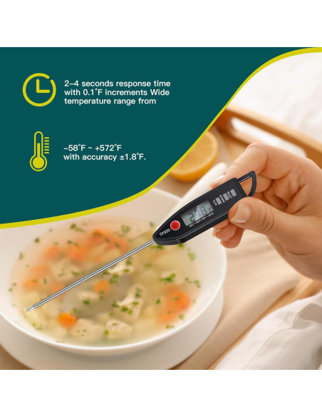 Set de 6 Termómetros Digitales de Cocina Copkim - Impermeables
