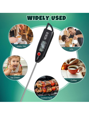 Set de 6 Termómetros Digitales de Cocina Copkim - Impermeables