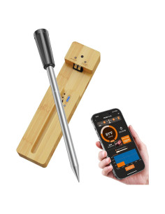 Termómetro de Carne Digital Inalámbrico eboboin 70m Bluetooth
