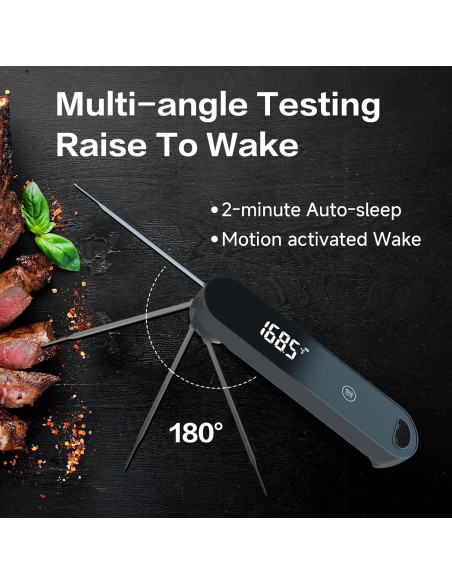 Termómetro Digital de Carne Lebof IP66 Instantáneo 0.5s