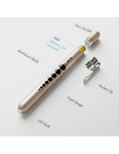 Lámpara de Pluma LED CAVN con Medidor de Pupilas 2 Pcs 2
