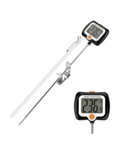 Termómetro Digital de Caramelo hhnan 25.4 cm con Clip para Olla