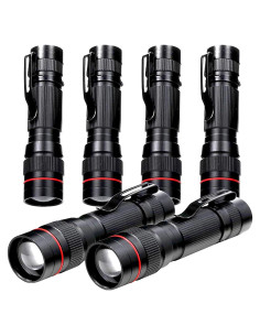 Paquete de 6 Linternas LED Mini Hilngav EDC Portátiles