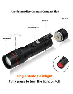 Paquete de 6 Linternas LED Mini Hilngav EDC Portátiles 2