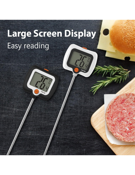 Termómetro Digital de Caramelo hhnan 25.4 cm con Clip para Olla