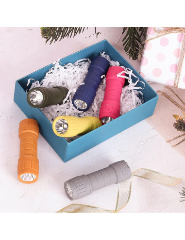 Juego de 6 Linternas LED SEAMAGIC 100 Lúmenes con Baterías