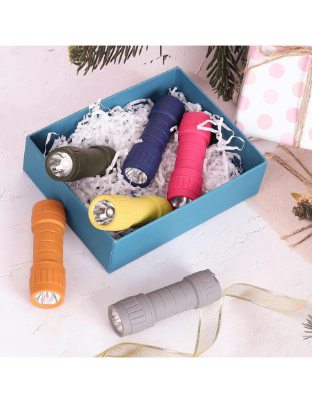 Juego de 6 Linternas LED SEAMAGIC 100 Lúmenes con Baterías