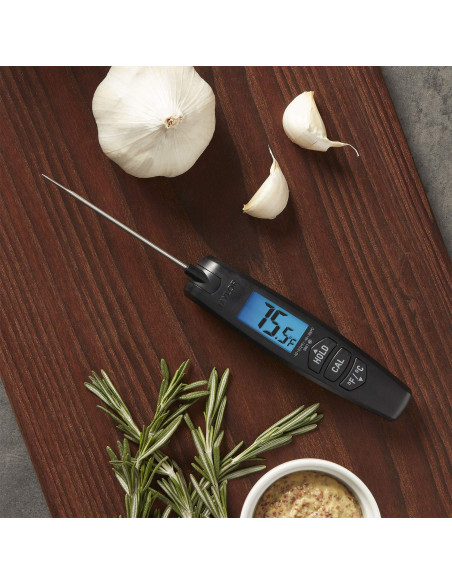 Termómetro Digital de Cocina Taylor 9867 Plegable Negro