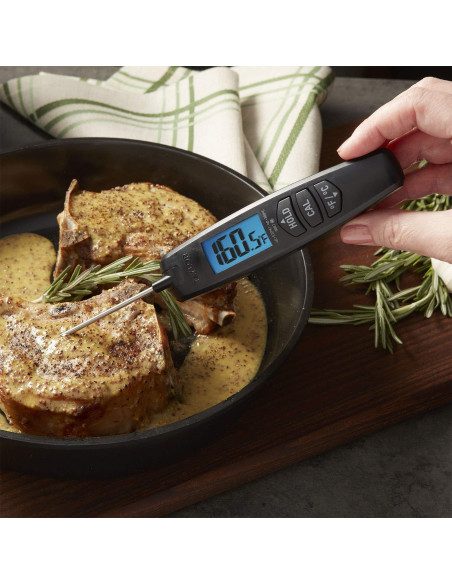 Termómetro Digital de Cocina Taylor 9867 Plegable Negro