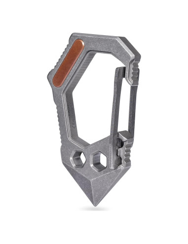 Multiherramienta EDC KeyUnity KU02 de Titanio 7 en 1