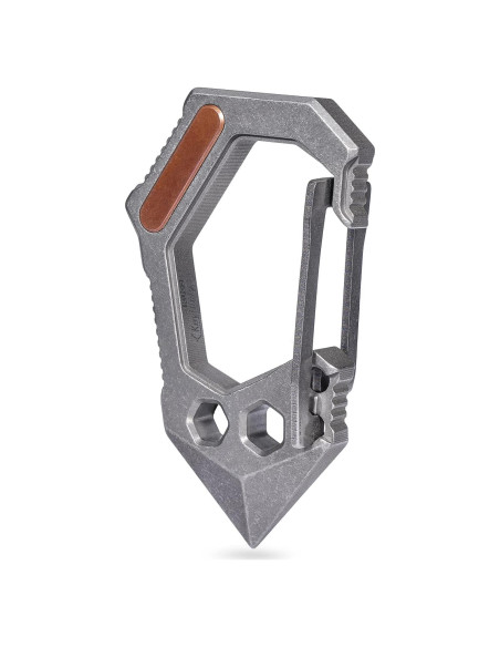 Multiherramienta EDC KeyUnity KU02 de Titanio 7 en 1