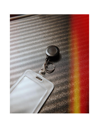 Paquete de 2 Carretes Retráctiles Qinsuee con Soportes y Anillos