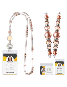 Cinta Retráctil para Identificación Poaivel con Perlas y Cristales