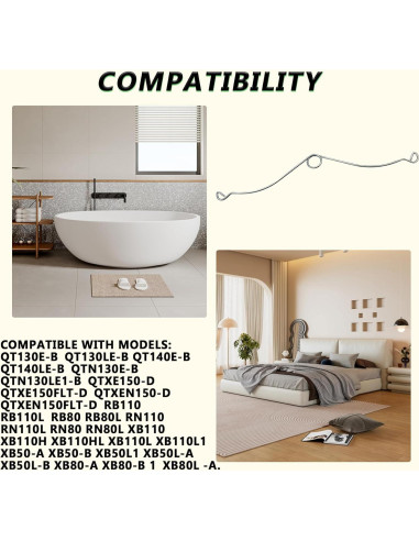 Clips de Resorte Broan Nutone S99140208 - Paquete de 3