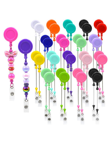 Kit de 15 Ruedas de Insignias Retráctiles Coloridas Hesong