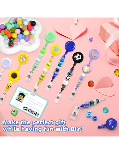 Kit de 15 Ruedas de Insignias Retráctiles Coloridas Hesong