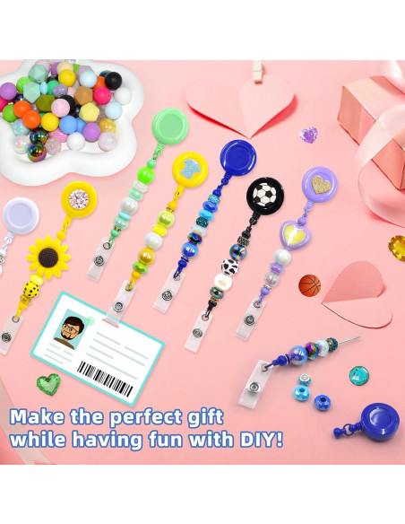 Kit de 15 Ruedas de Insignias Retráctiles Coloridas Hesong