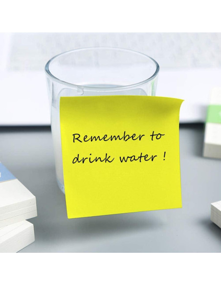 Notas Adhesivas 3x3 cm Phthdoty 24 Colores Brillantes