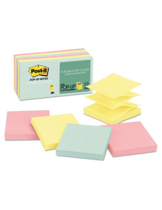 Notas adhesivas Post-it 3x3 cm, 12 blocs, colección playa