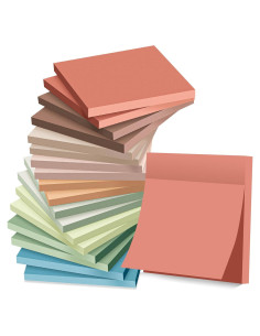 Notas Adhesivas 3x3 cm VIPSTAR Vintage, Paquete de 18