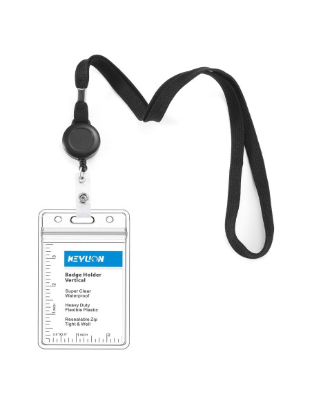 Cinta Retráctil KEYLION con Soporte de Identificación 3 Paquete