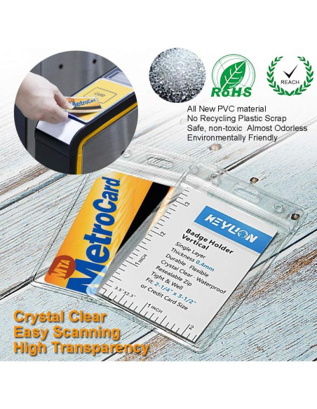 Cinta Retráctil KEYLION con Soporte de Identificación 3 Paquete