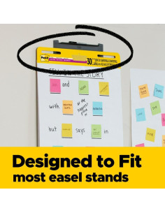 Post-it Super Sticky Easel Pad 63.5x76.2 cm Blanco 30 Hojas 2 Pads 2