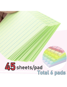 Notas Adhesivas Vanpad 10x15 cm Colores Pastel 6 Pads 45 Hojas 2