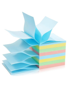 Notas Adhesivas Super Adhesivas Phthdoty 3x3 cm Colores Pastel